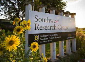 MU's Southwest Research Center sign