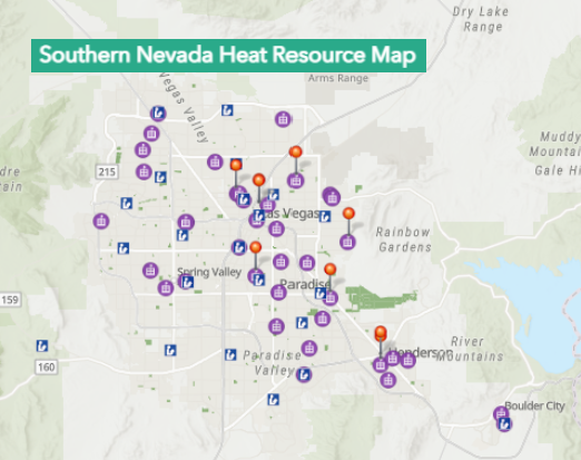 Southern Nevada Heat Resource Map