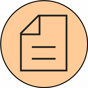 icon of a document