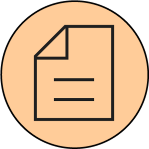 icon of a document