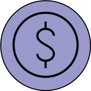 icon of a dollar sign