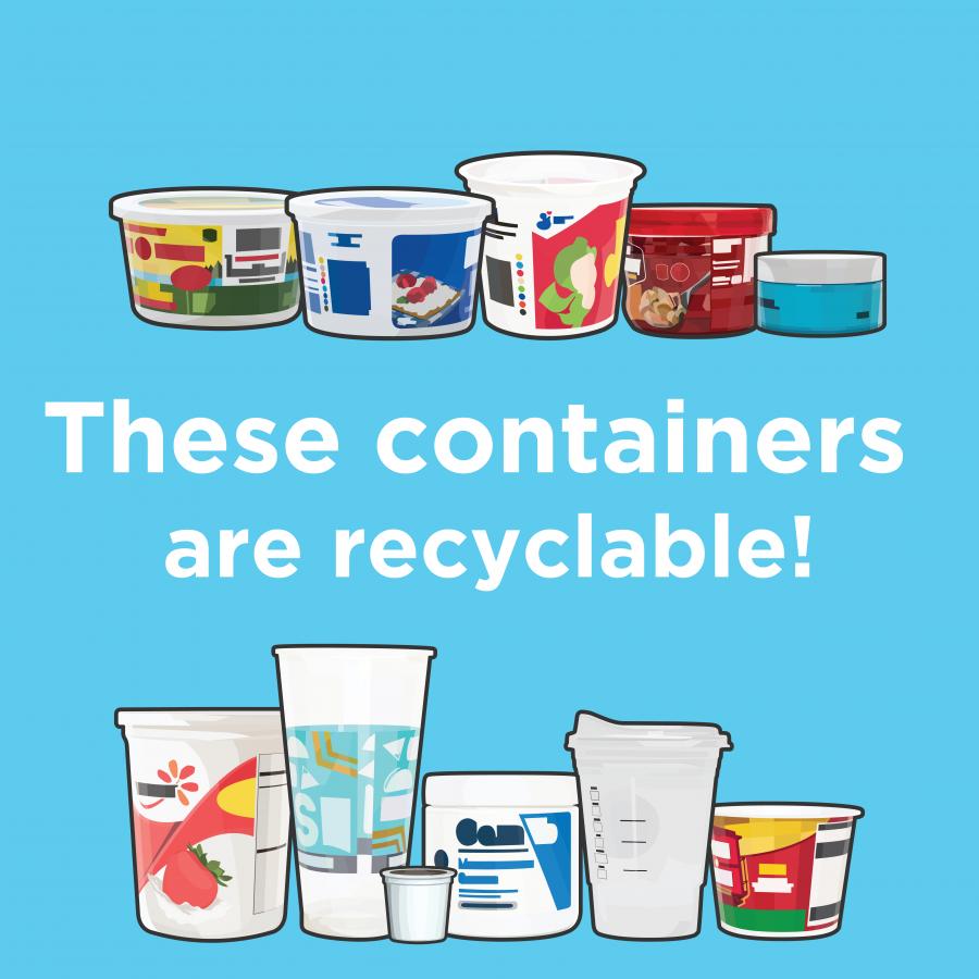 image of pph containers which are recyclable now