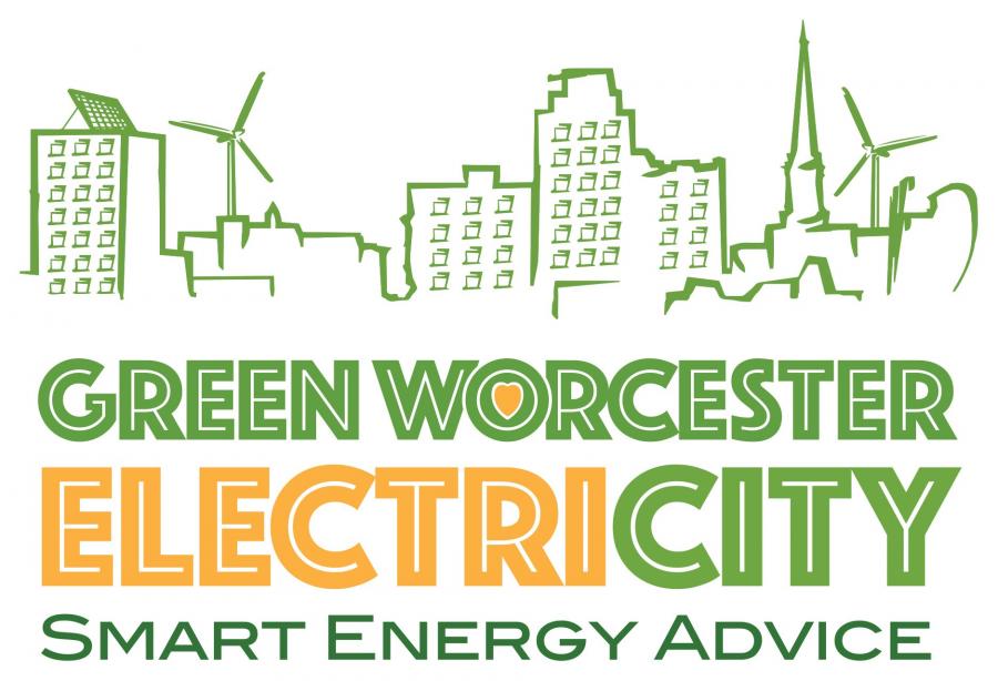Green Worcester Electricity Logo
