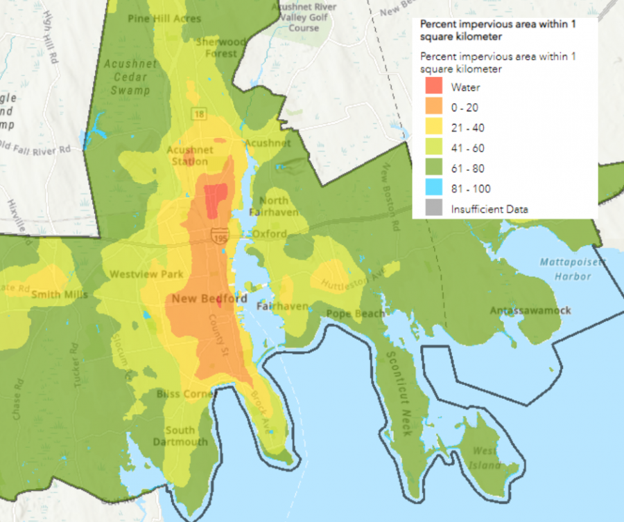 impervious surfaces map