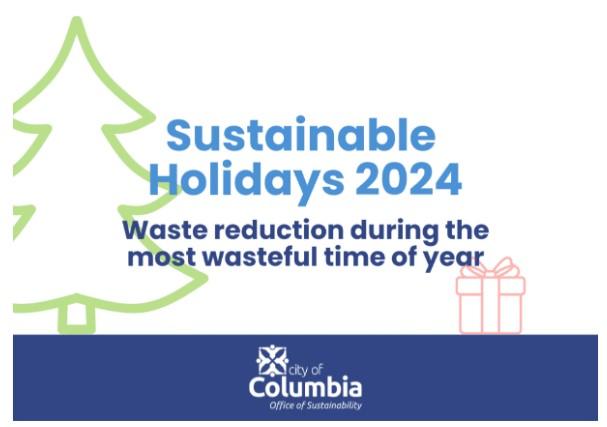 Sustainable Holidays 2024