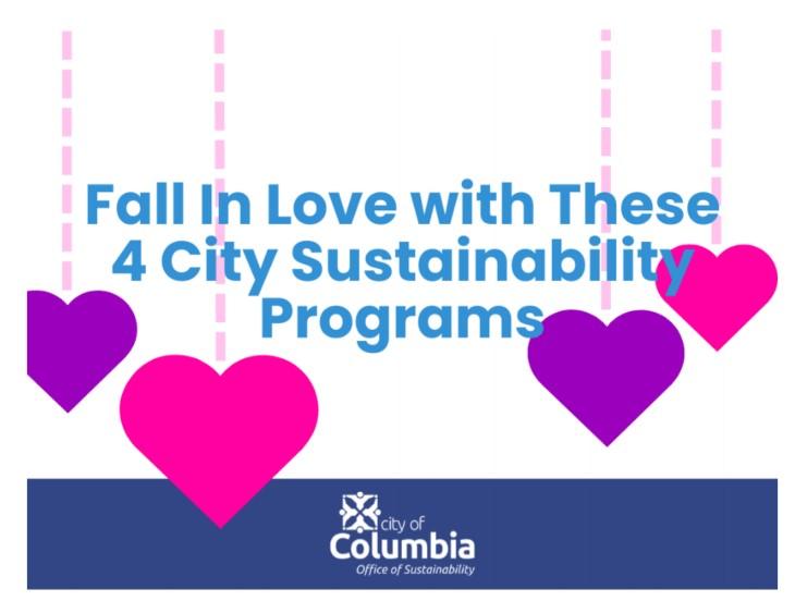 four City sustainability programs 