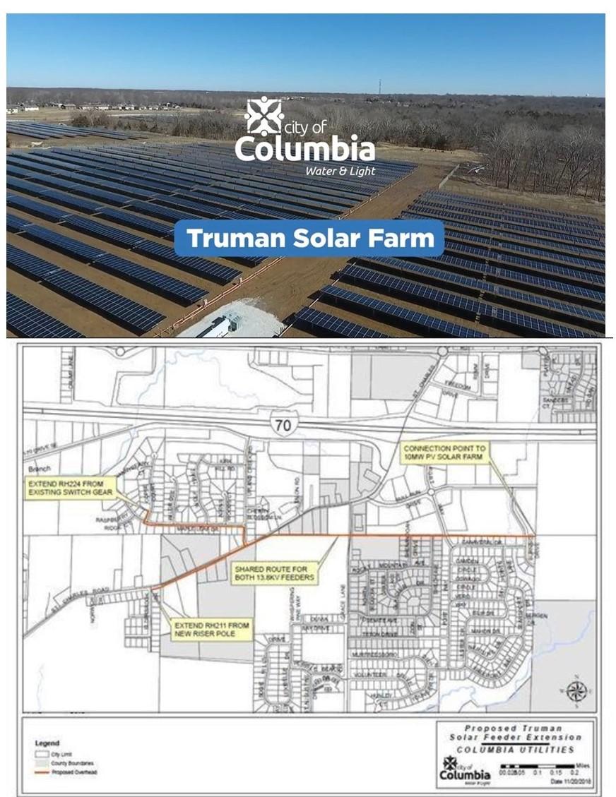 Columbia Water & Light's Truman Solar facility