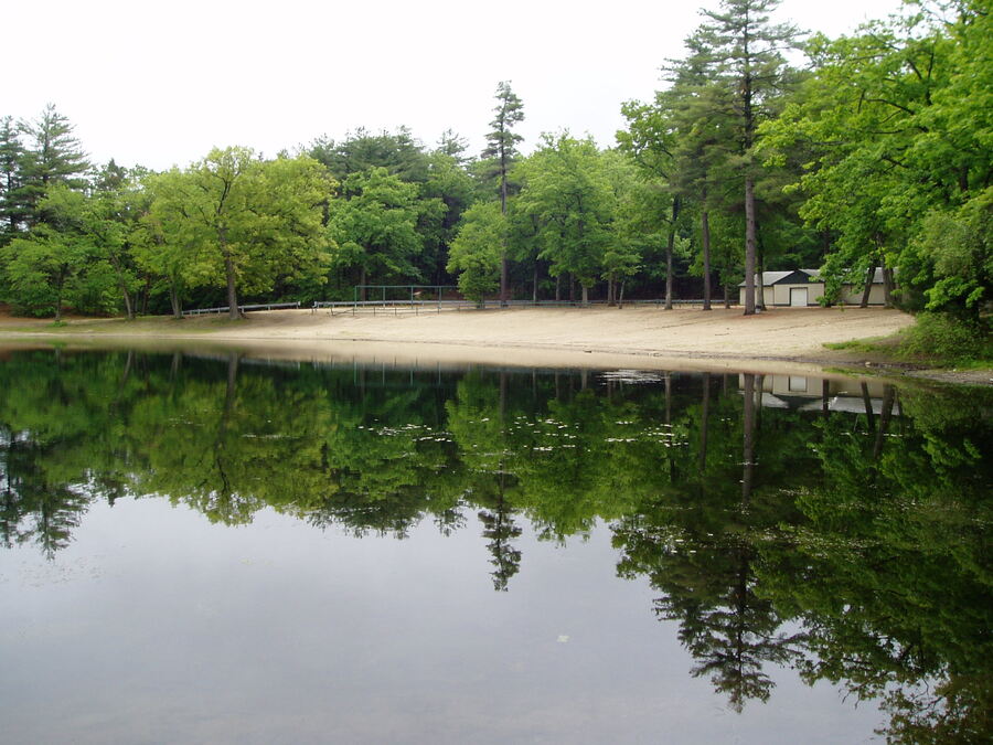 One of the Superfund sites in Devens is pictured here.