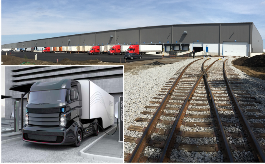 Devens' freight system, pictured, is well-positioned to play a leading role in the clean energy transition.