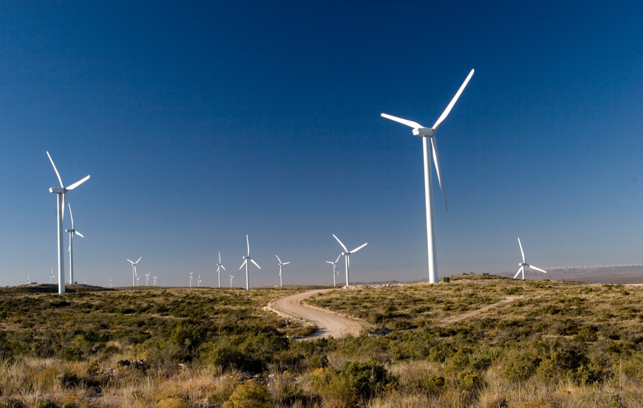 wind turbines