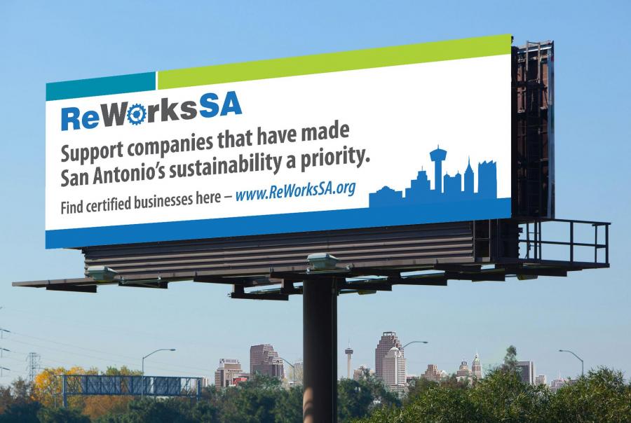  photo of a ReWorks SA billboard
