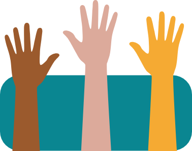  Raised hands