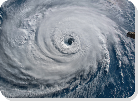  Hurricane satellite view